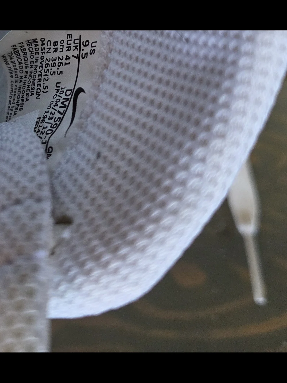 Nike Court Legacy Next Nature Sneakers White Black Womens 9.5 Casual Shoes - Picture 10 of 11